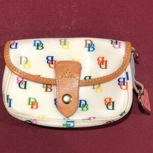 Dooney & Bourke Vintage Retro DB Monogram Wristlet